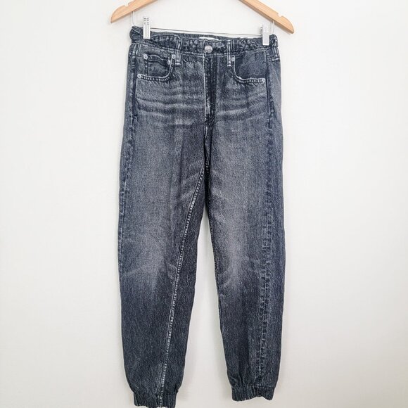 Rag & Bone Miramar Denim Sweatpants Joggers Small - Picture 1 of 6